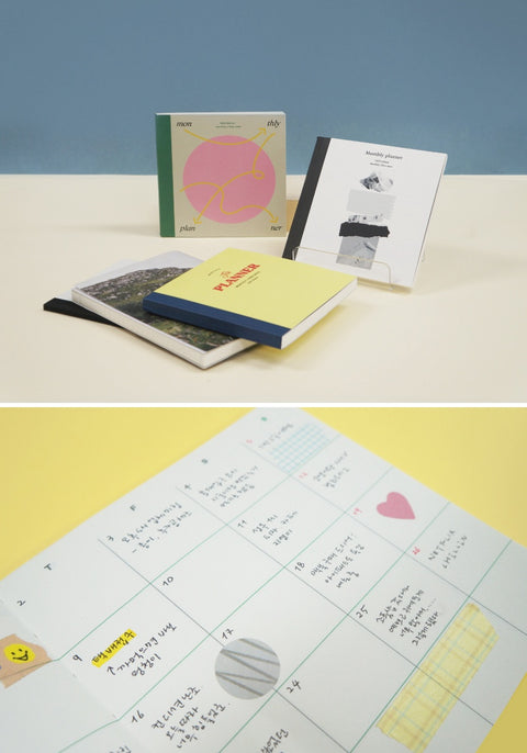 O-CHECK Square Monthly Planner [4types]