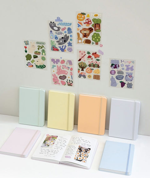 My Color My Day Notebook Line | Blank | Grid [6colors]