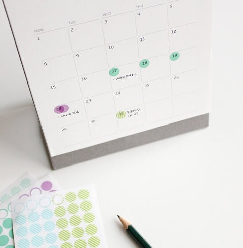 Transparent Circle Sticker Pack [12types] | 4sheets