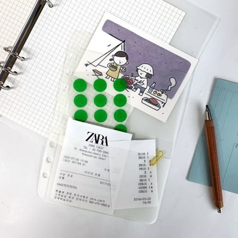 A5 Compound 6 Ring 2 Pocket PVC Inserts | A5 Refills Archive Storage