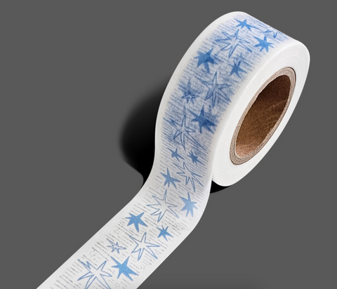 GLEN Blue Starlight Kiss Cut Tape