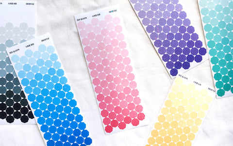 Deco Seal Sticker _ Sparkle [6colors] | Planner Deco Sticker