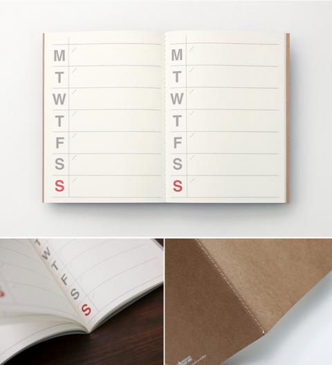 Kraft Weekly Planner [medium, large, big]