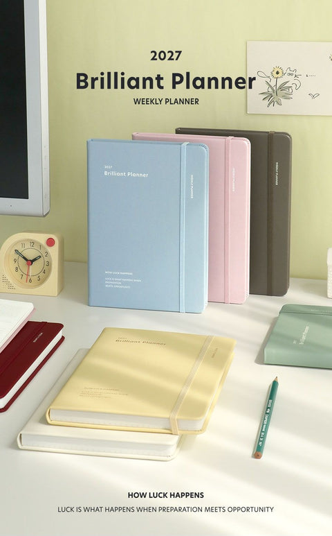 2027 Brilliant Weekly Planner [7colors]