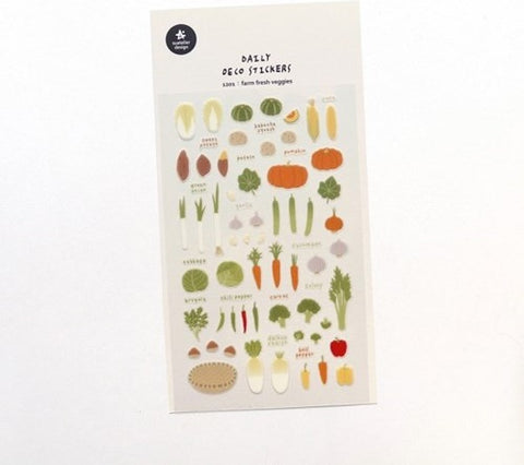 Planner Stickers [1201 farm fresh veggies]