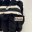 Clam Round Pouch [Fur Black Stripe] | Daily Pouch