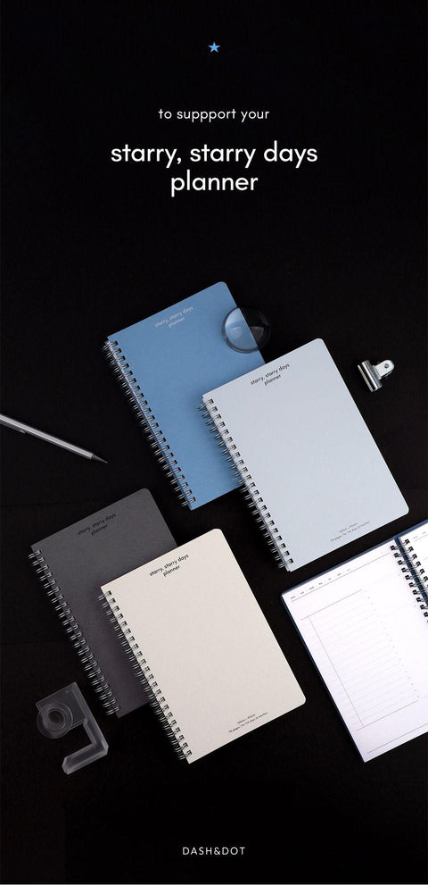Starry, Starry Days Daily Planner [4colors] | Daily Scheduler