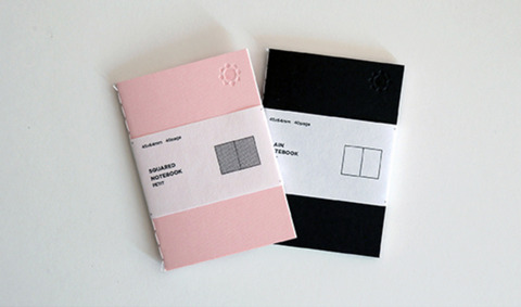 Petit Grid Notebook [Pink] | Mini Squared Notebook