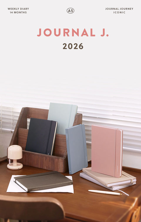 2026 Journal J. Weekly Planner A5 [7colors]