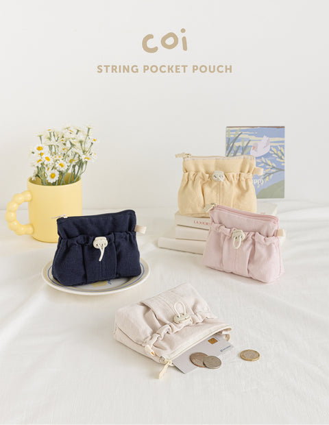 Coi String Pocket Pouch [4colors] | Daily Pouch