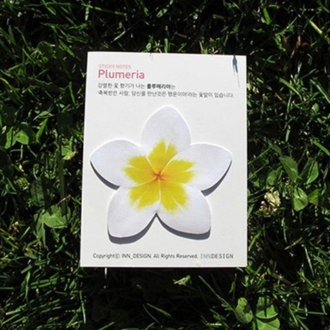 Plumeria Sticky Notes | Flower