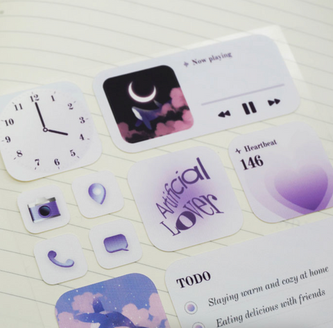 Artificial Love Seal Sticker