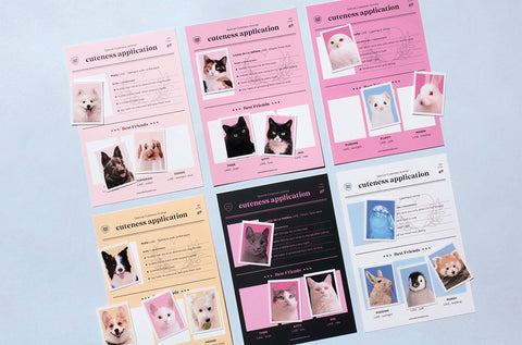 Animal Lover Sticker Pack [3types] | Cat, Dog