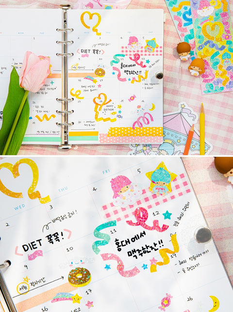 Sanrio Characters Confetti Sticker Pack | 7sheets