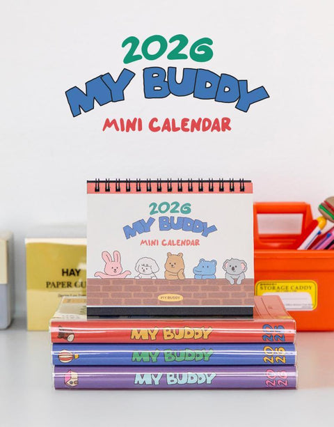 2026 My Buddy Mini Desk Calendar