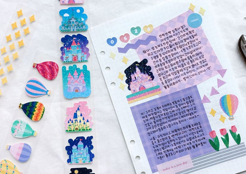 Elongated Seal Stickers E [10types]