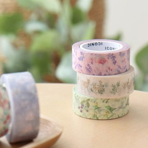 FLOWER Masking Tape [6types]