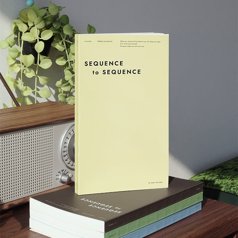 Sequence to Sequence Weekly Planner (6months) [4types]