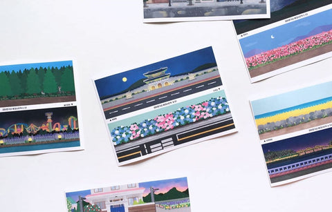 Background Scenery Sticker Set [3types]