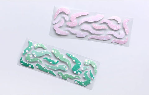 The Scent of Flowers, Grass Seal Sticker [2types] | Deco Sticker