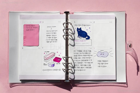 A5 Weekly Planner Inserts | A5 6 Rings Refills