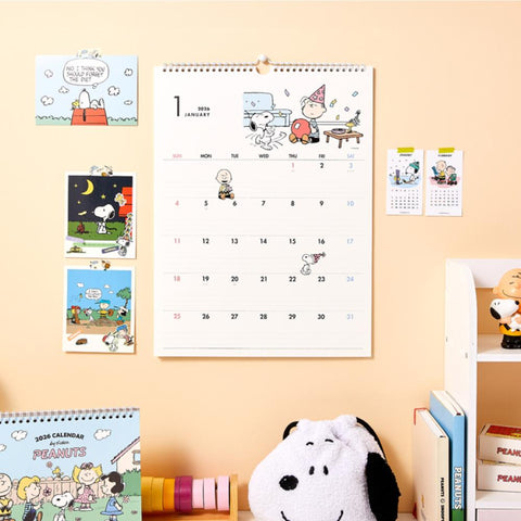 2026 Peanuts Snoopy Wall Calendar