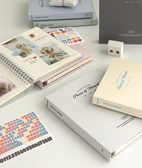 Piece of Moment Self-Adhesive Photo Album [6colors] | Sticky Photo Album
