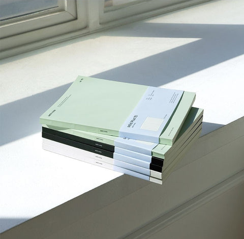 A5 Satin Notebook M70 [3colors] | Line & Grid Notebook
