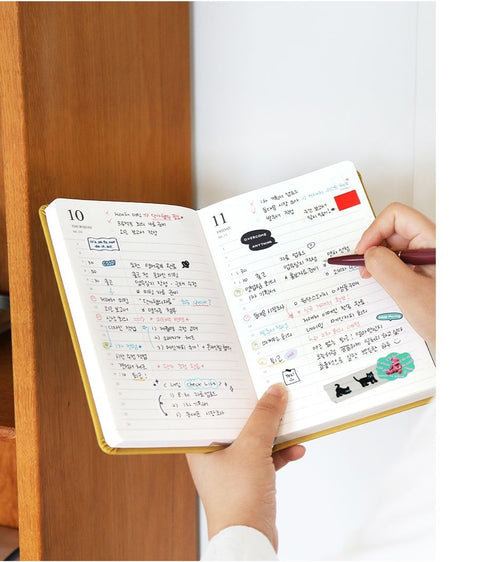 2027 Official Daily Diary Time Planner B6 [6colors] | Daily Diary 2027