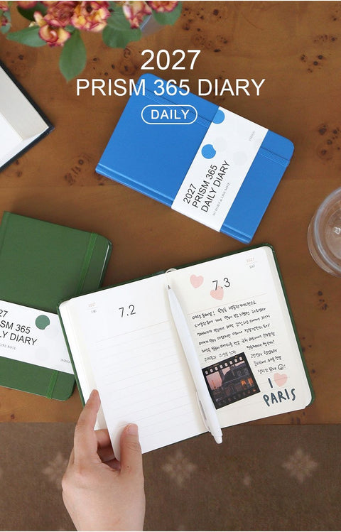 2027 PRISM 365 Daily Planner [7colors]
