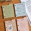 Freestyle Index Pad Mini 3 Holes Inserts [17types] | 3 Ring Diary Inserts