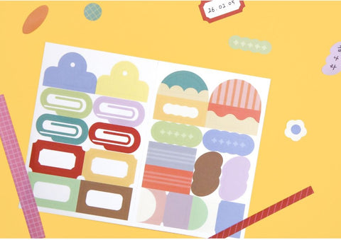 Dotty Scrap Deco Sticker | 4sheets