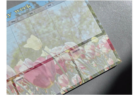 My Week Memo Pad [2types] | Weekly Notepad