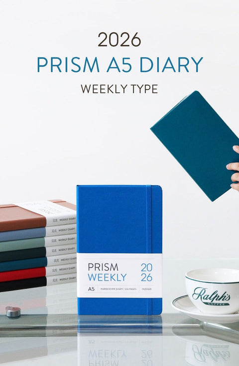 2026 PRISM A5 Weekly Diary [8colors] | Weekly Planner