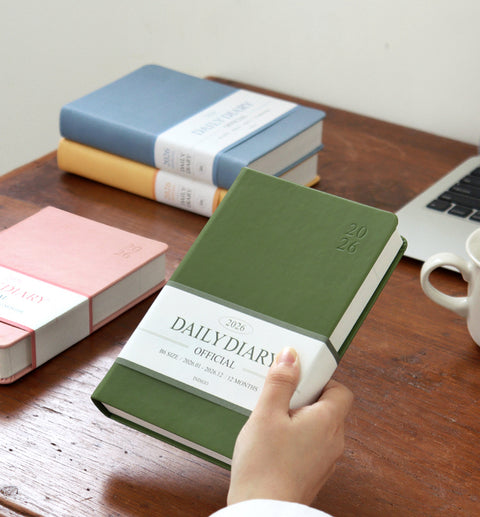 2026 Official Daily Diary Time Planner B6 [6colors] | Daily Diary 2026