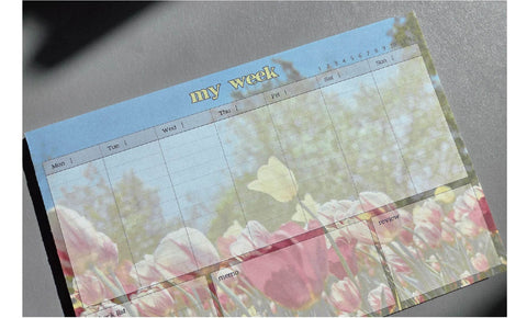 My Week Memo Pad [2types] | Weekly Notepad