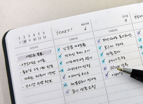 All-in Check Weekly Planner [4colors] | Checklist Planner