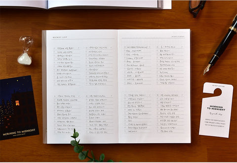 Bucket Alarm Diary [4colors] | Daily Checklist | Bucket List