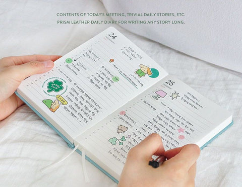 2026 PRISM Daily Diary B6 [5colors] | Daily Planner 2026
