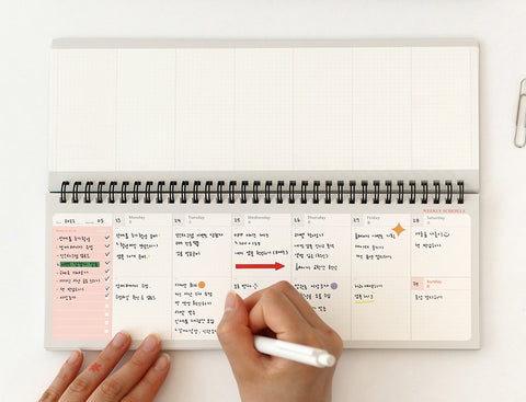 Brilliant Weekly Scheduler [3colors] | Weekly Planner