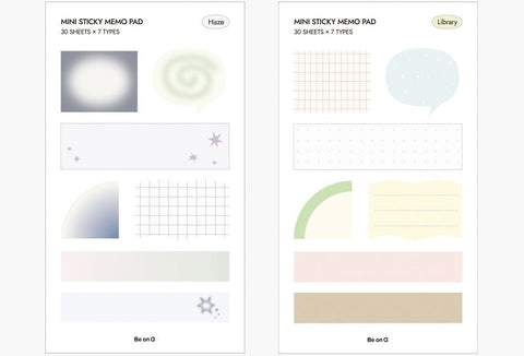 Mini Memo Sticky Notes [2types] | Bookmark