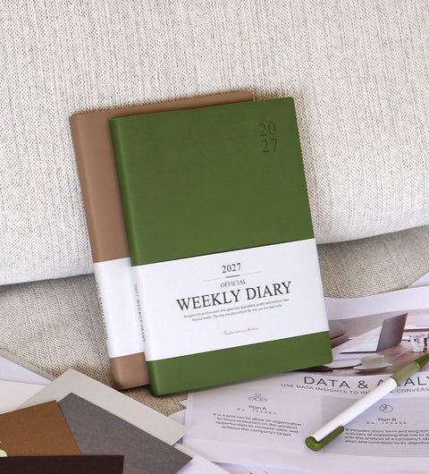 2027 Official A5 Weekly Planner [10colors] | Weekly Diary