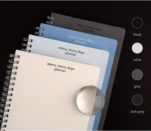 Starry, Starry Days Daily Planner [4colors] | Daily Scheduler