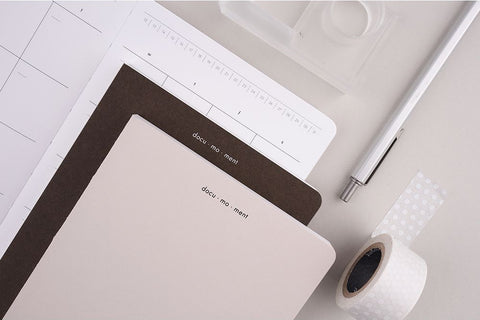Docu Moment Monthly Planner [2types] | Monthly Diary