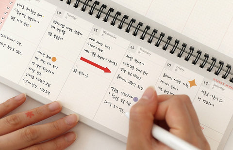 Brilliant Weekly Scheduler [3colors] | Weekly Planner