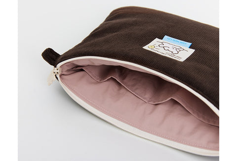 Coi Corduroy Flat Pouch [2colors] | Daily Pouch