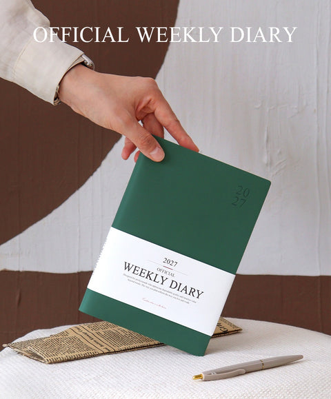2027 Official A5 Weekly Planner [10colors] | Weekly Diary