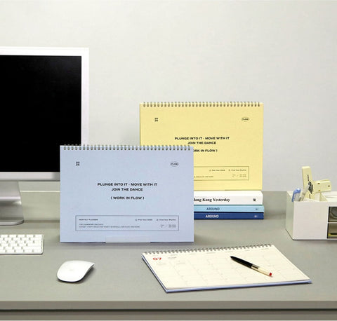 2026 Flow Monthly Planner A4 [2colors] | 2026 Desk Calendar