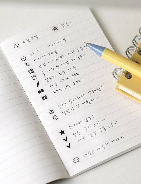 ICONIC Doodle Diary Kiss Cut Tape [2types]