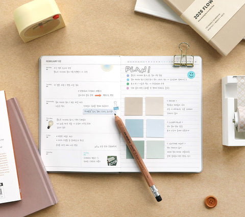 2026 Flow Weekly Diary [6colors] | Weekly Planner